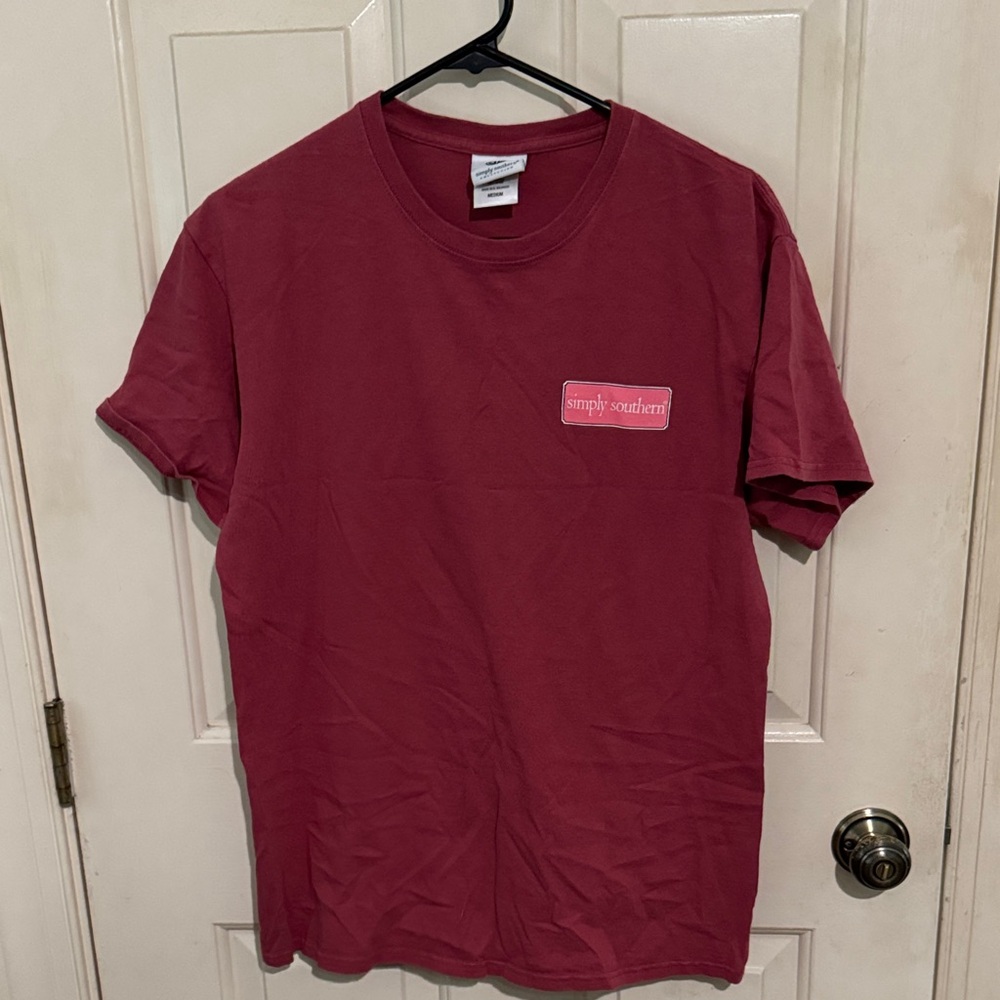 Simply Southern Burgundy Short Sleeve Tee